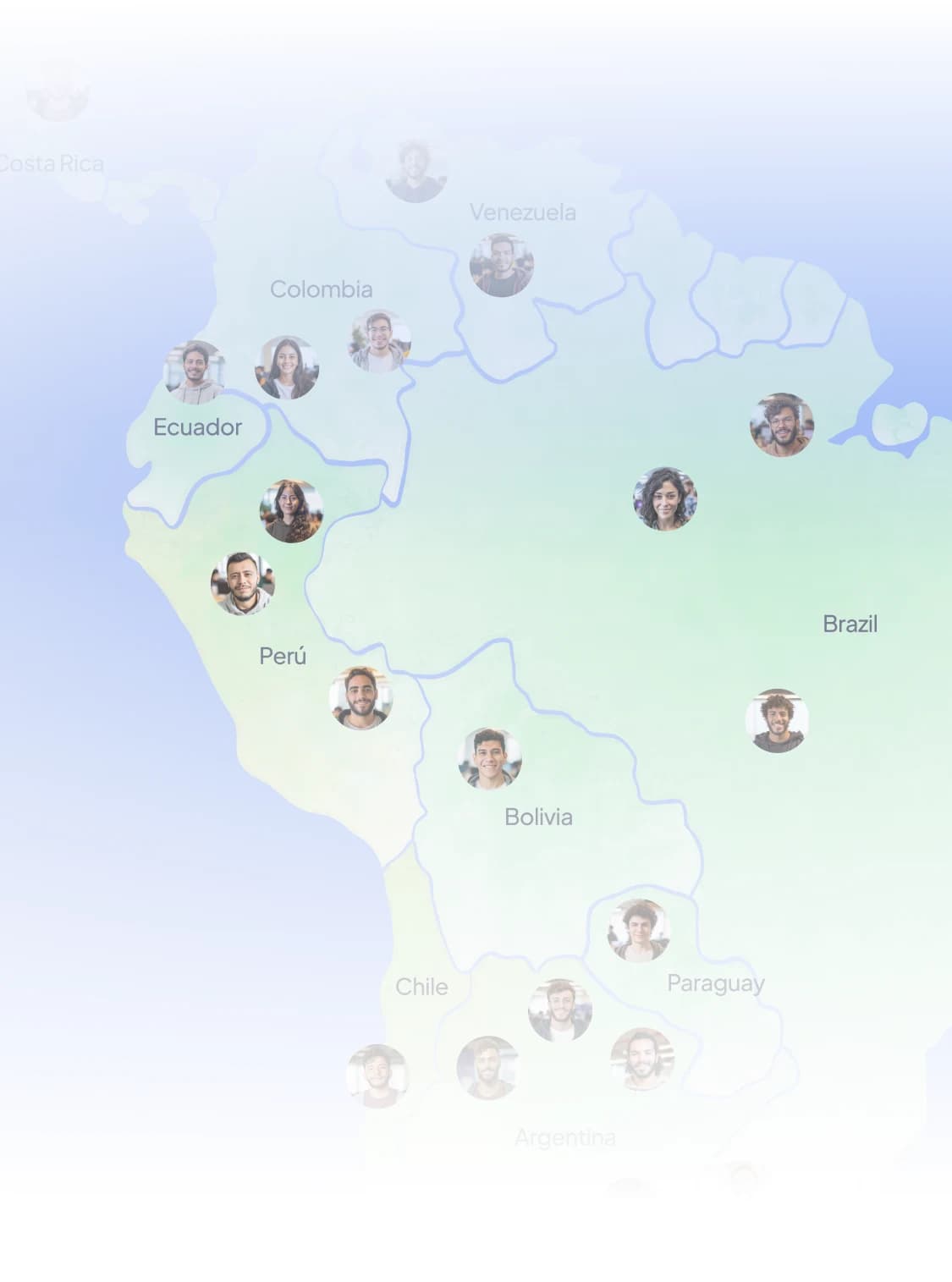 Latin America Countries Map