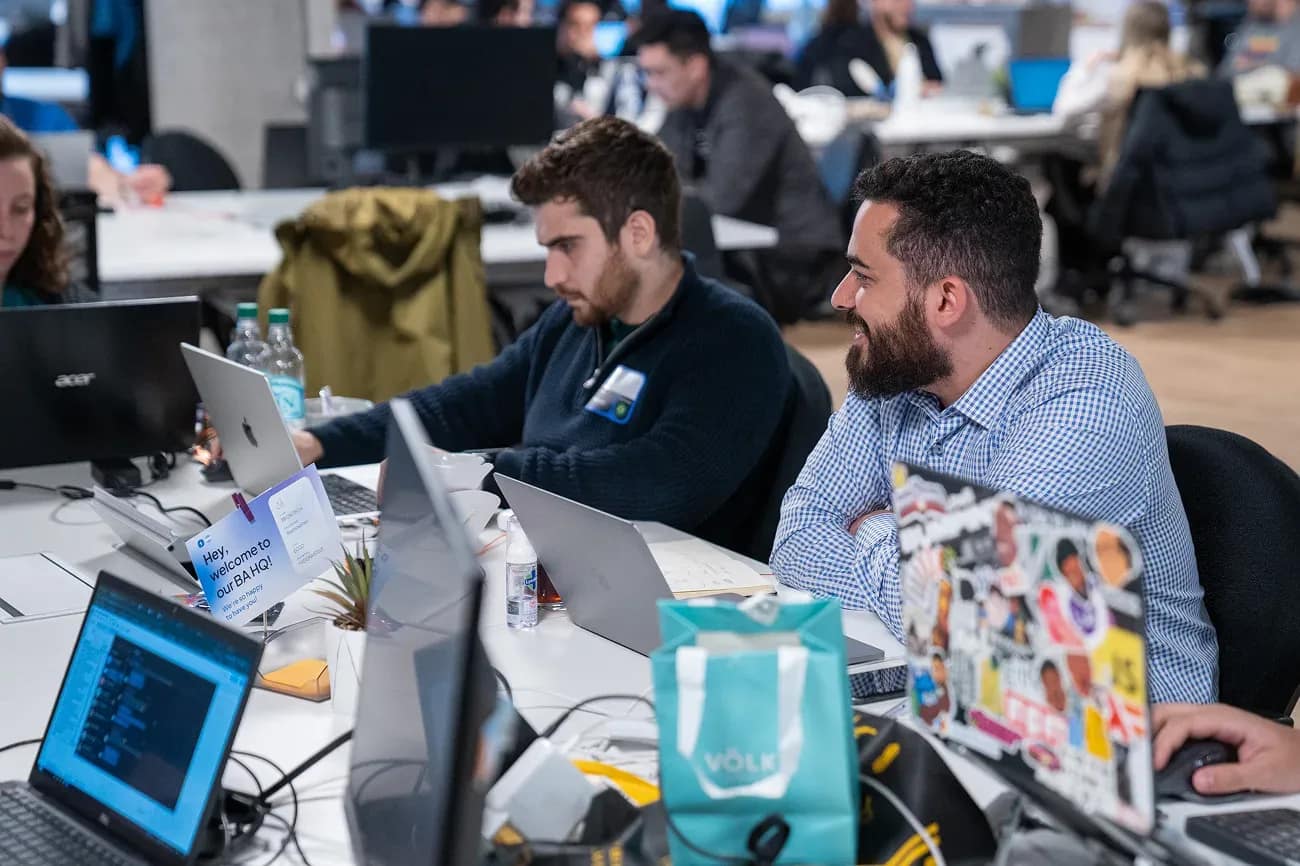 BEON team and workplace