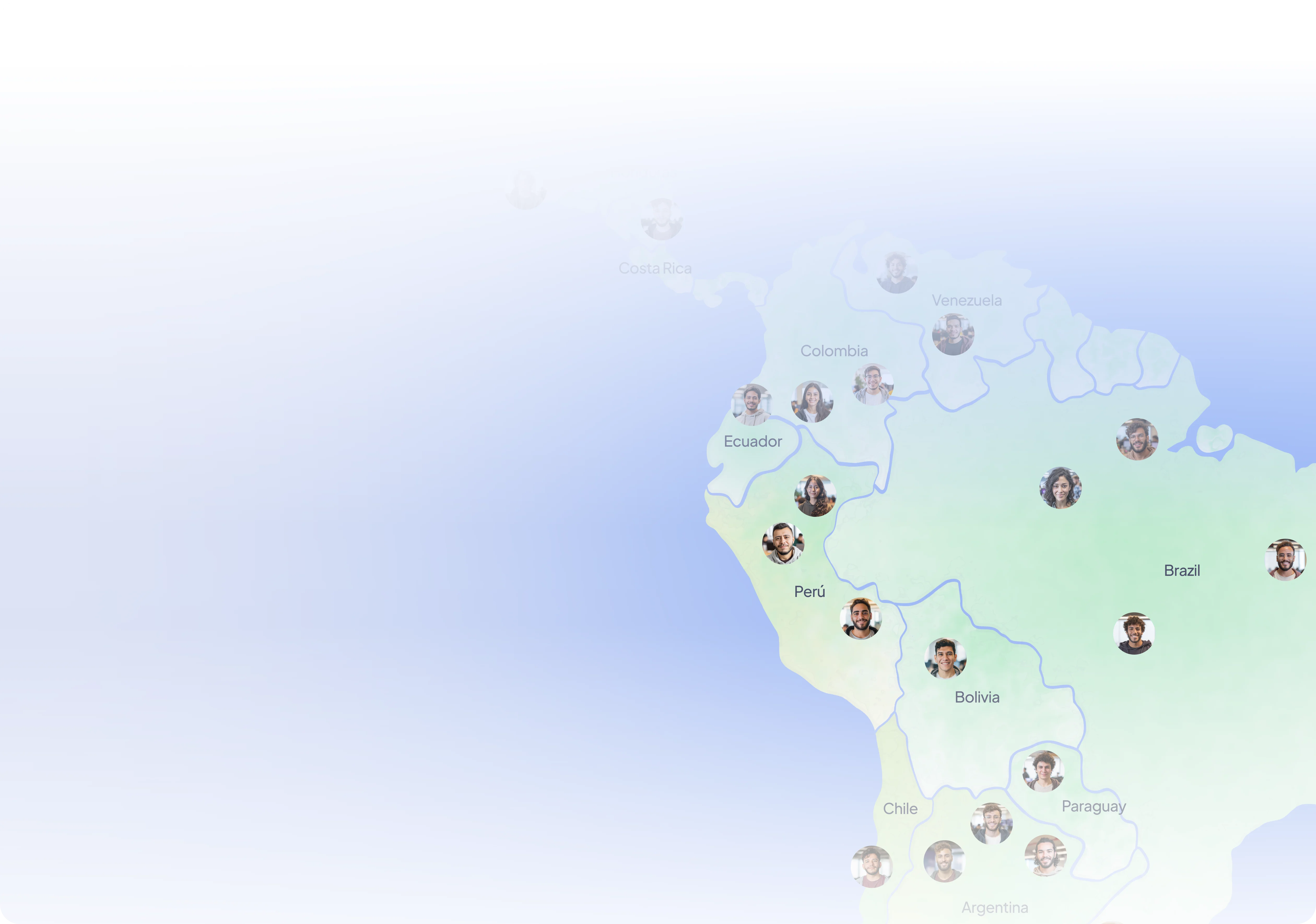 Latin America Countries Map