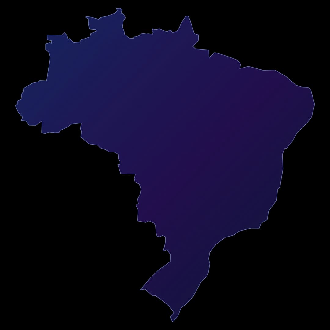 Brazil tech hubs map