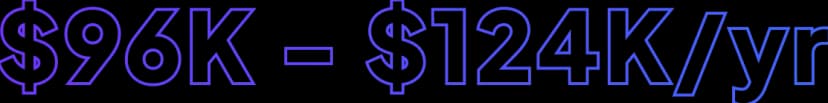 $96K - $124K/yr