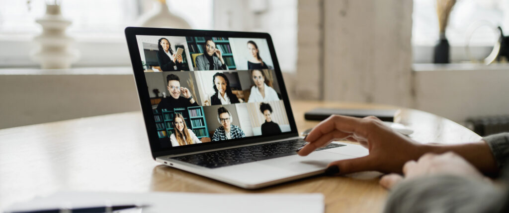 Online video communication with colleagues for cross cultural collaboration