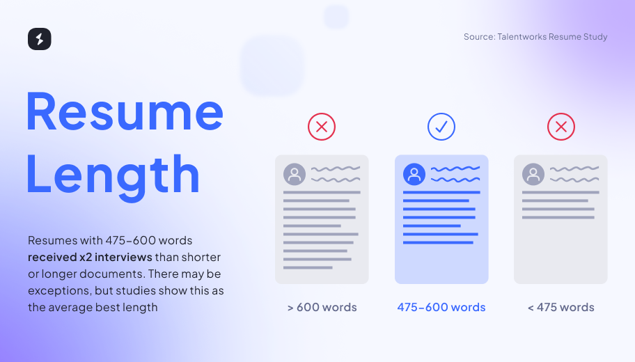 Guidelines about resume length