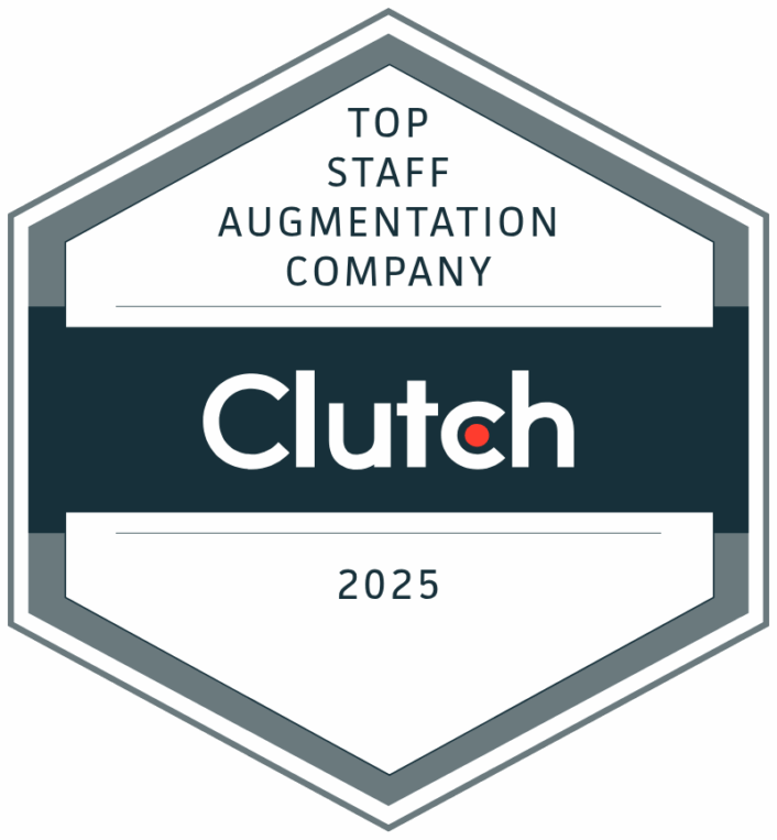 Top Staff Augmentation Company 2025 on Clutch Badge