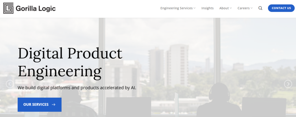 Gorilla Logic home page